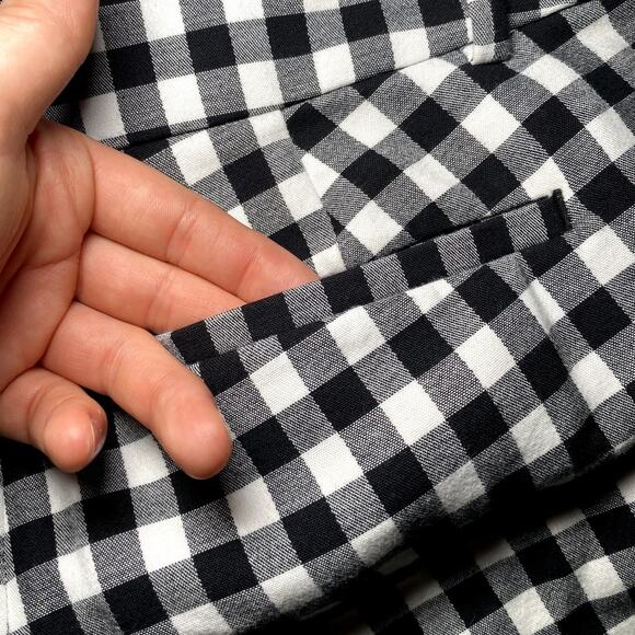 The Loft - Marisa Black and White Gingham Capri Pants - Size 2 Petite - Picture 8 of 9